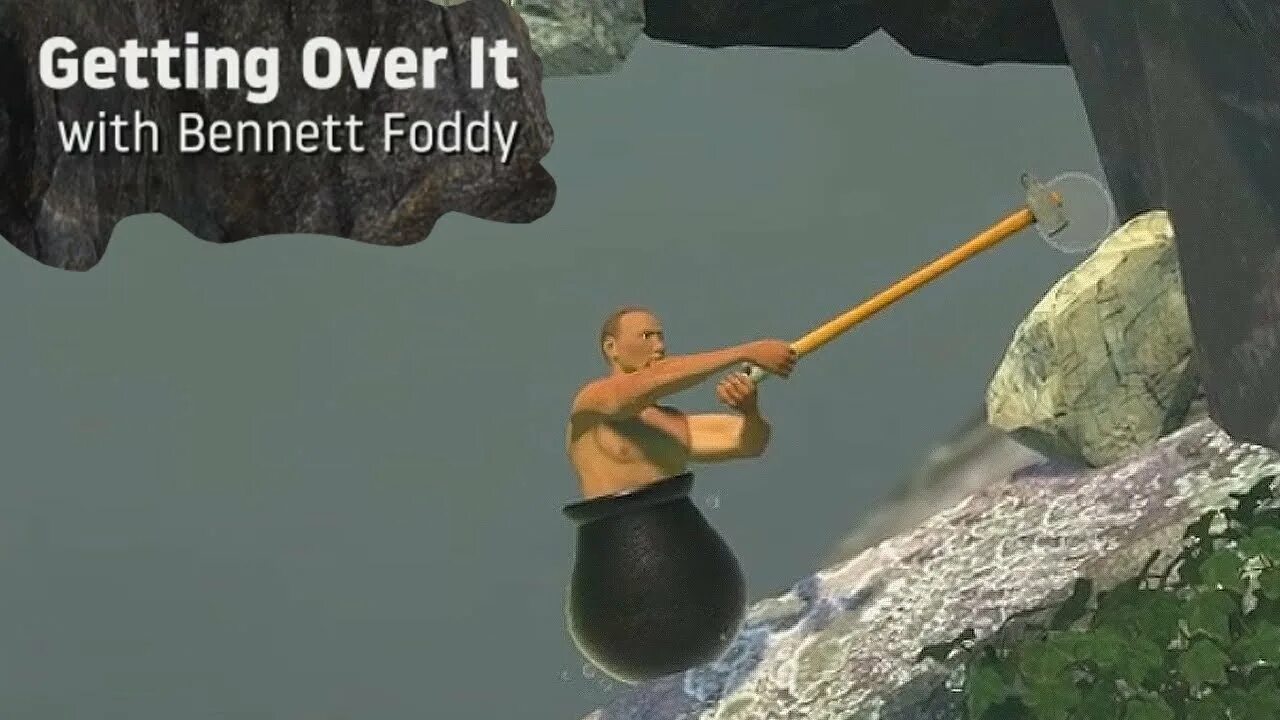 Getting over it спидран. Игра getting over it with Bennett Foddy. Getting over it with Bennett Foddy стрим. Карта getting over it. Getting over it with Bennett Foddy превью.