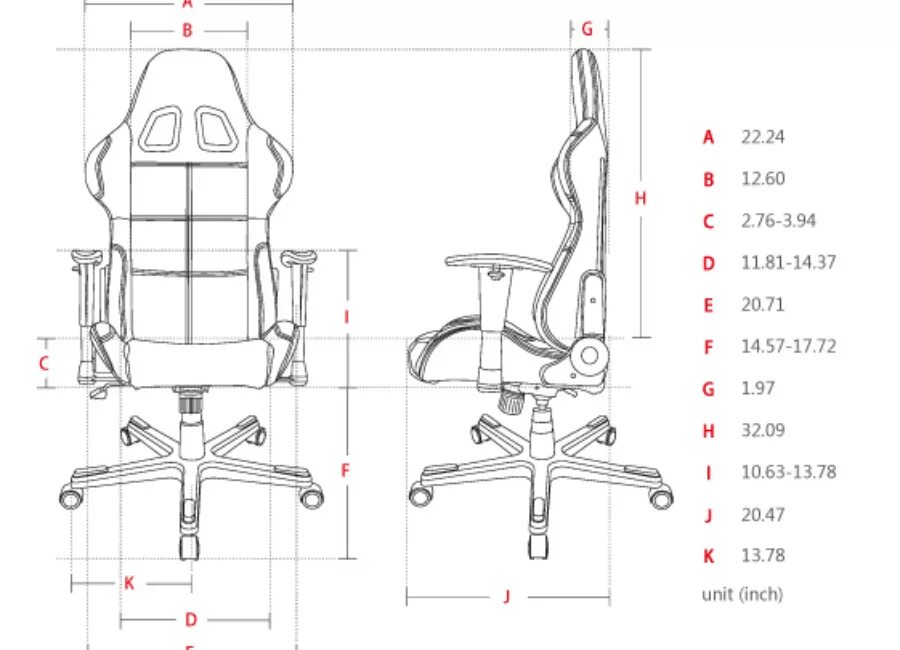 DXRACER Oh/fe08/NW. DXRACER Formula Oh/fe08/NY. Компьютерный стул чертеж сбоку. Кресло компьютерное чертеж с размерами.