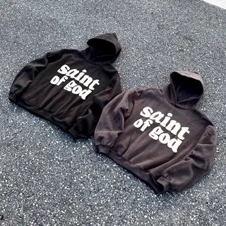 Kanye666 Streetwear SAINT MICHAEL Vintage Hip Hop Kanye West Foam Printed O...