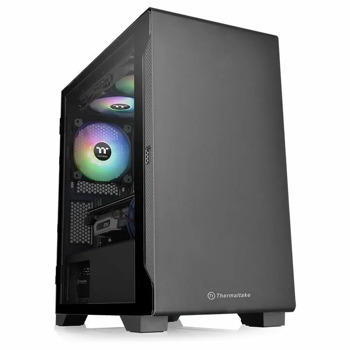 Тг микро. Корпус Thermaltake s100 TG. Thermaltake s100 Tempered Glass. Корпус Thermaltake s100 TG CA-1q9-00s1wn-00. Thermaltake s100 TG Black.