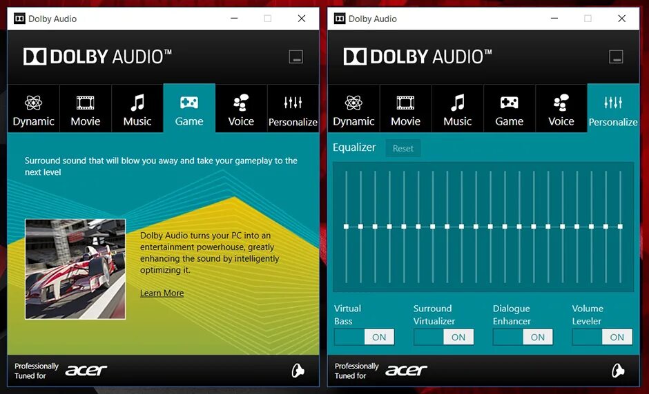Аудио последняя версия. Dolby Audio Nitro 5. Эквалайзер Dolby Audio Lenovo. Dolby Audio x2 эквалайзер. Dolby Advanced Audio v2 - Acer 7740.