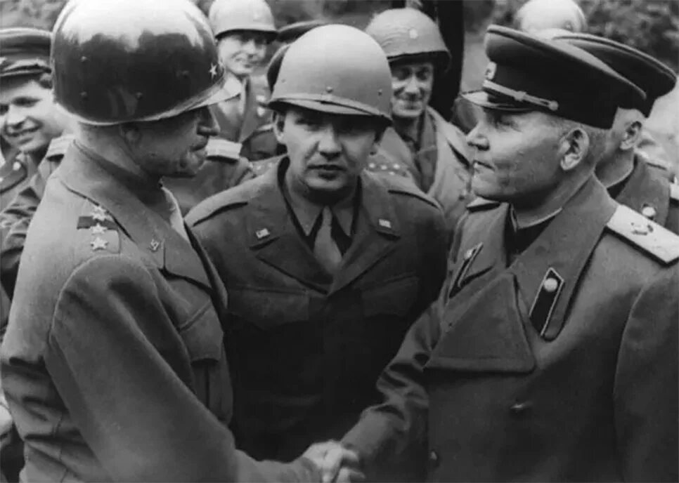 25 апреля 1945. Встреча на эльбе конев бредли. торгау 1945. встреча союзников на эльбе (25 апреля 1945. встреча в торгау 1945.