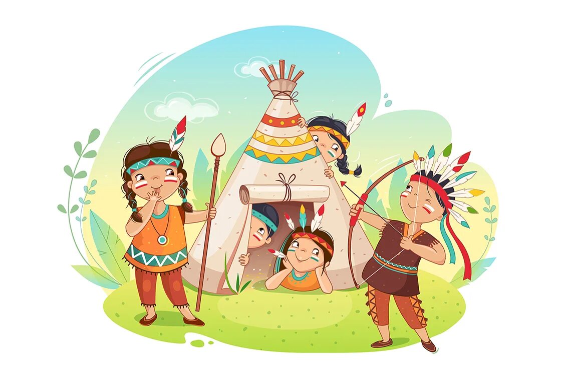 Индейцы дети. Индейцы мультяшные. День индейца. Индеец иллюстрация. Life with tribe game