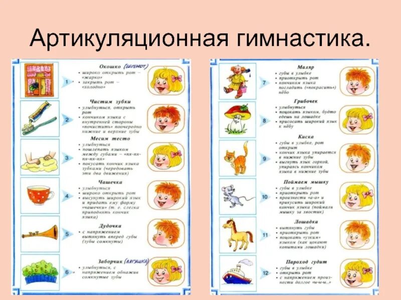 Артикуляционная гимнастика. Артикуляционная гимнастика для детей. Упражнения артикуляционной гимнастики. Артикуляционные упражнения для дошкольников. Артикуляция основная