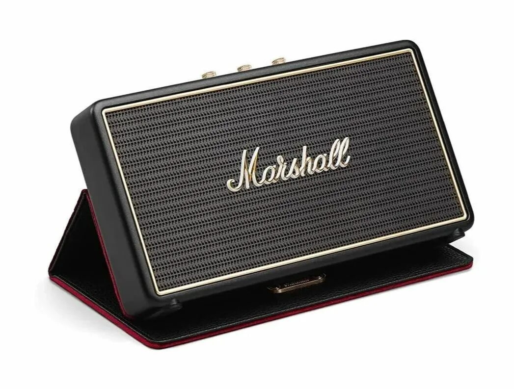 Колонка Marshall Stockwell. Bluetooth колонка Marshall Stockwell. Кейс для колонки Marshall Stockwell II. Колонка Marshall Stockwell Black + Case. Маршал портативная