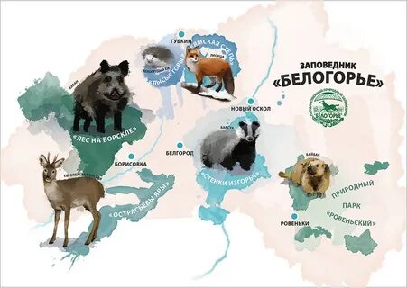 Территории размещения животных