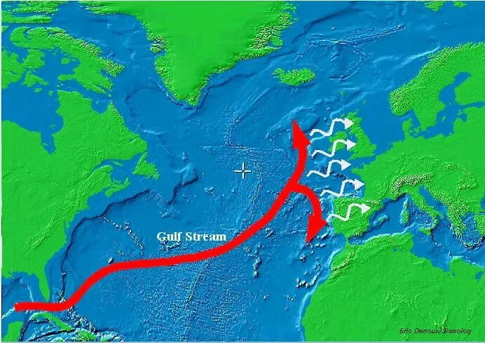 Мощное теплое атлантическое течение. Гольфстрим течение. Гольфстрим в Атлантическом океане. Тёплое течение Гольфстрим. Течение Гольфстрим омывает.