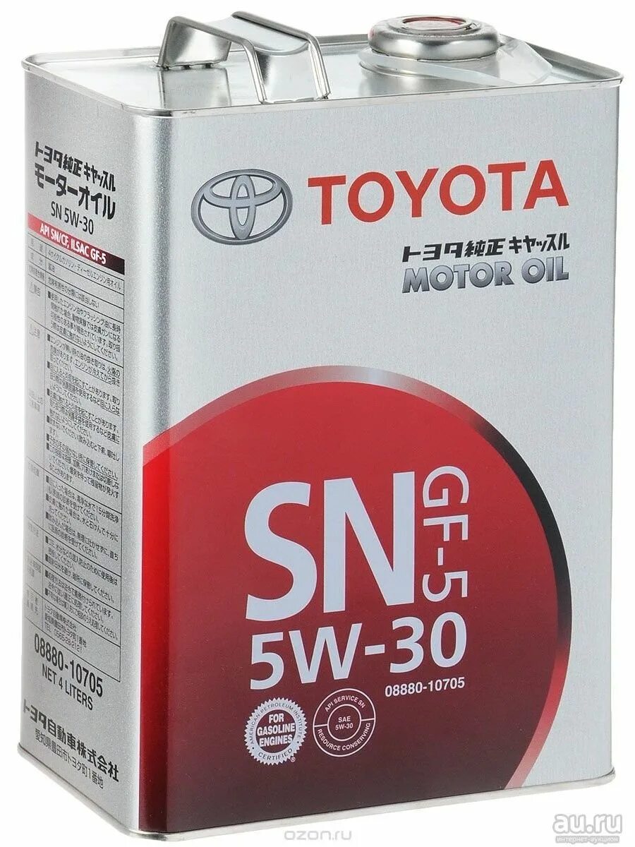 Toyota SN 5w-30. Toyota 5w30 SN/CF gf-5. Toyota SN/gf-5 5w-30 4л. Toyota Motor Oil 5w-30.