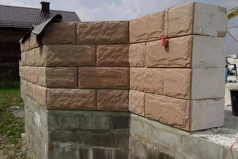 Облицовочный газоблок
