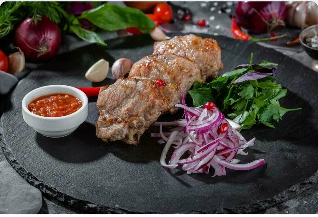 Вкусная говядина куском