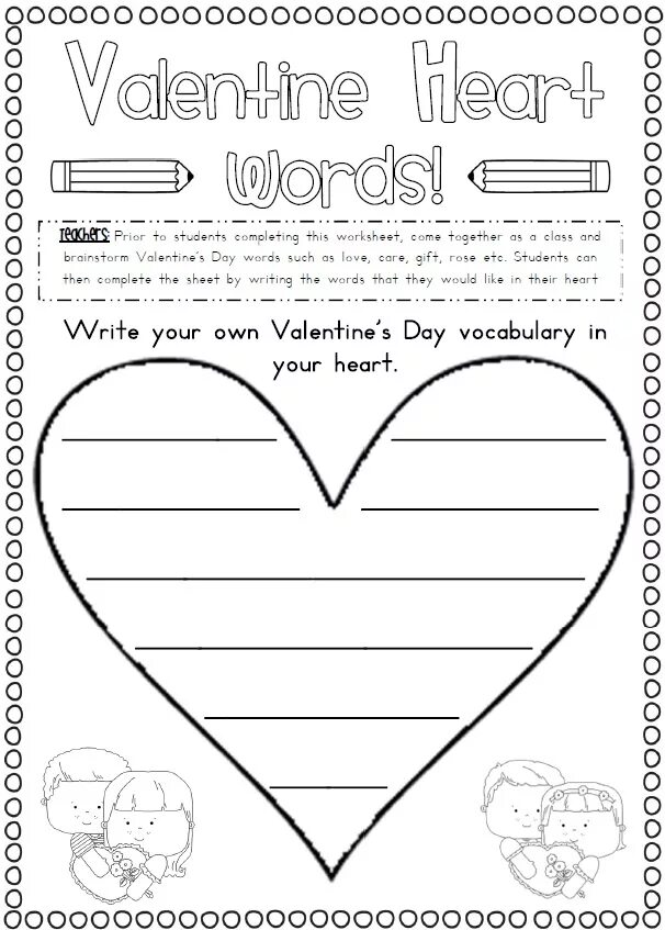 Valentine's Day Worksheets. St Valentine s Day Worksheets. Valentine s day reading