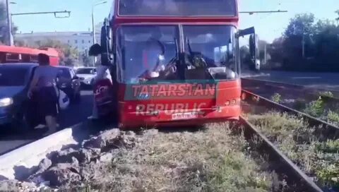 Дтп с автобусом в казани