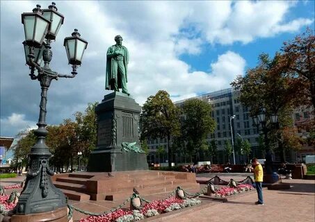 Памятник а с пушкину в москве