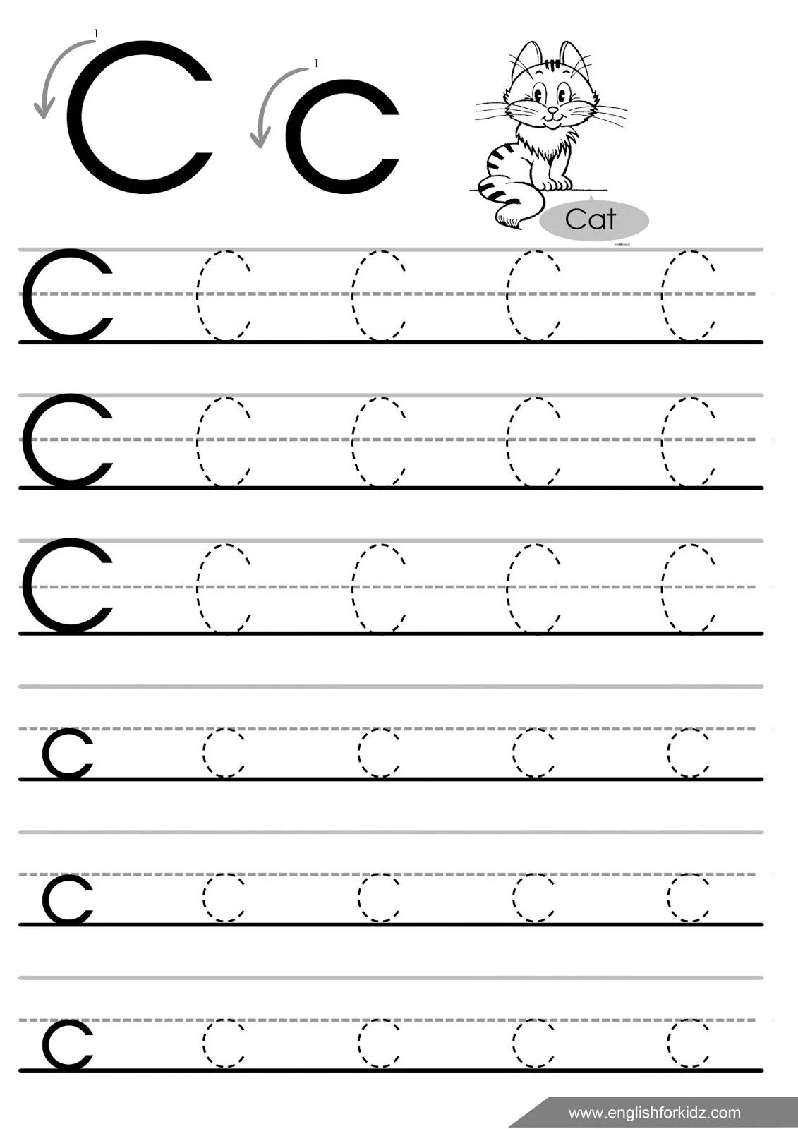Write c