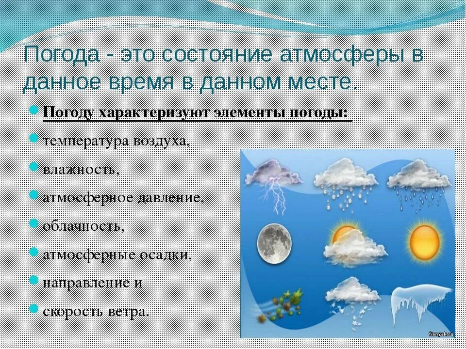 Время года география 6 класс. Погода. Погода это определение. Погода и климат 6 класс география. Элементы погоды.