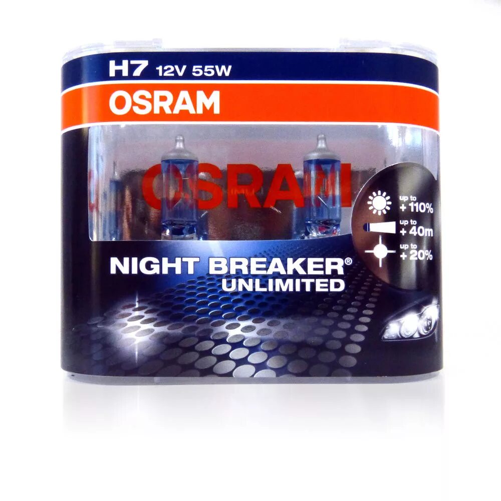 Лампы Осрам h7 Night Breaker Unlimited. Автолампа Osram н7 Night Breaker Unlimited 64210. Osram Night Breaker Unlimited h7. Osram Night Breaker Unlimited +110 h7.