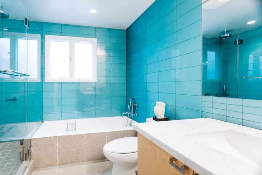 Ванная в бирюзовых тонах. Плитка azori vela. Фоскари керама марацци. Плитка азори вела тиффани. Плитка новогрес ибица.