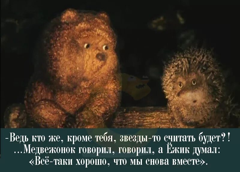 ёжик и медвежонок цитаты. чай с можжевеловыми веточками ежик в тумане. ежик в тумане цитаты. ежик и медвежонок текст. ежик и медвежонок меня совсем нет.