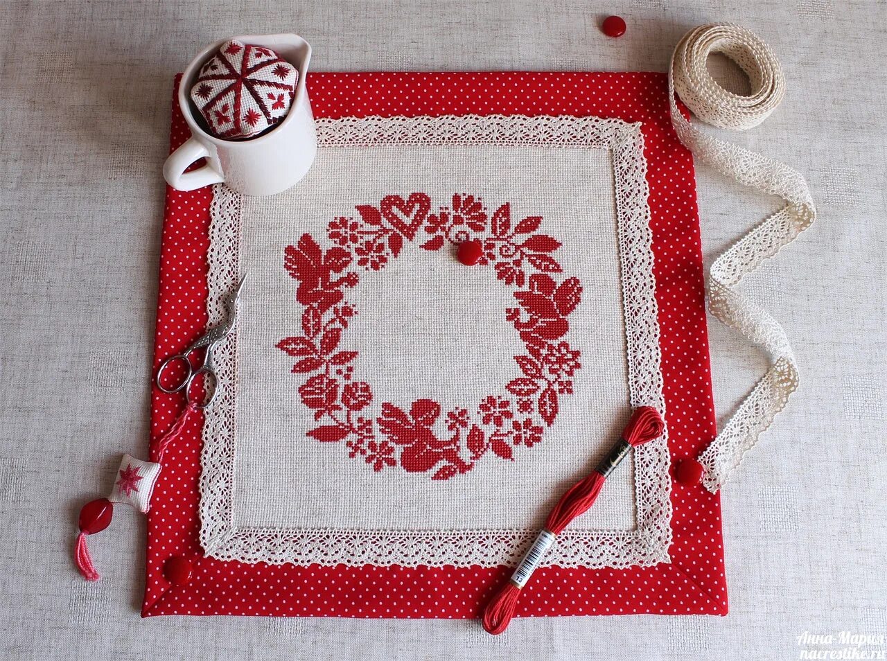 салфетка мулине. салфетка мулине. салфетка мулине. салфетка мулине. салфетка вышивка крестом набор.