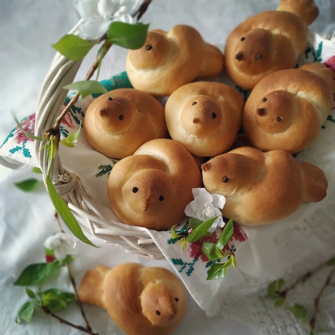 Жаворонки из теста рецепт постный