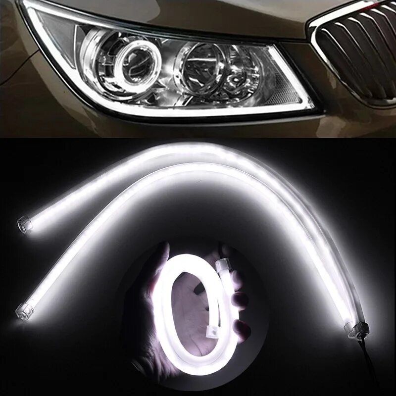 Дхо ангельские глазки. Led flexible daytime Running Light d1420. DRL led110726. Led DRL ДХО Автостиль 60см трубка. Светодиодная фара DRL.