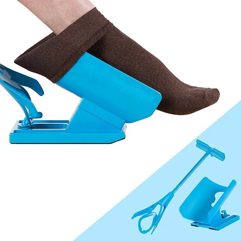 Устройство для надевания чулков. Приспособление для надевания sockslider надевайка.