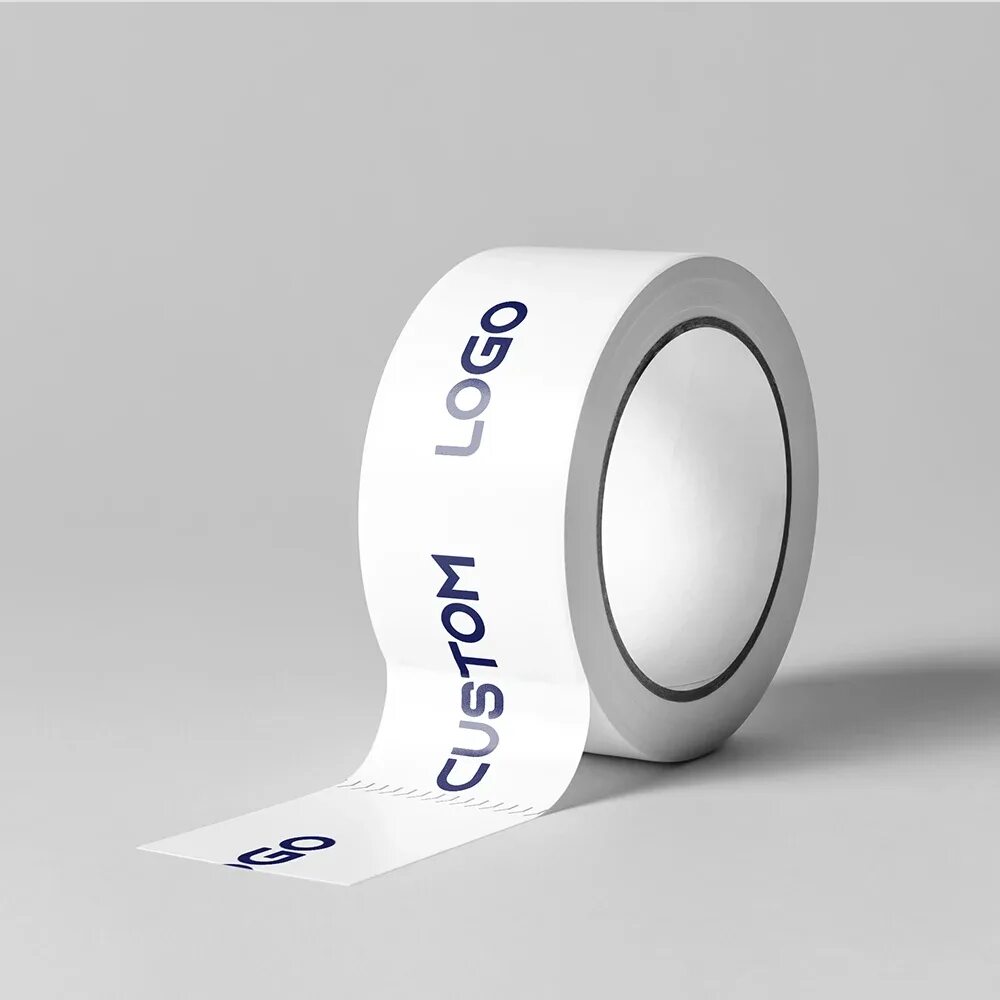 использование ленты с логотипом