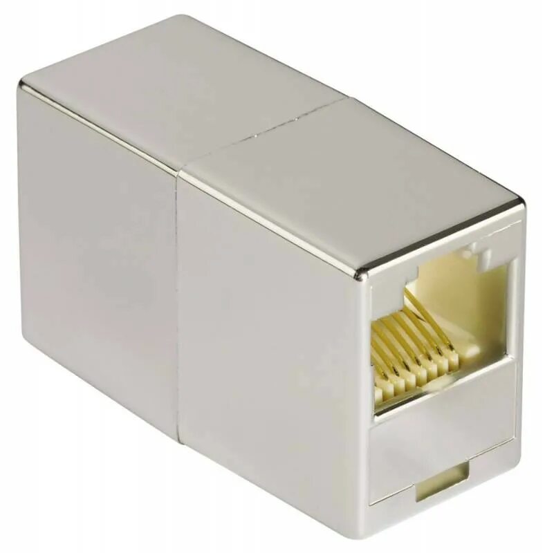 Соединитель RJ-45f/RJ-45f кат.5e. Адаптер-соединитель rj45/rj45 8p8c Cat. 5e. Проходник RJ-45. Адаптер Hama h-44890.