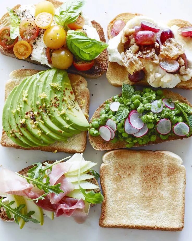вкусные бутерброды Fun healthy breakfast, Food, Healthy breakfast recipes