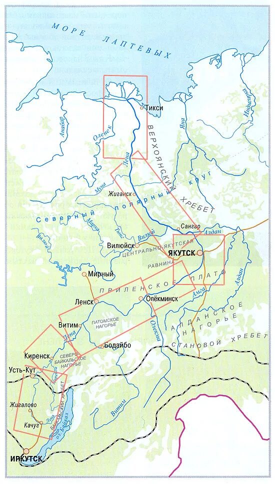 В какой части течет река лена. Бассейн реки Лена на карте. Река Лена на карте. Исток и Устье реки Лена на карте. Исток реки Лена на карте России.