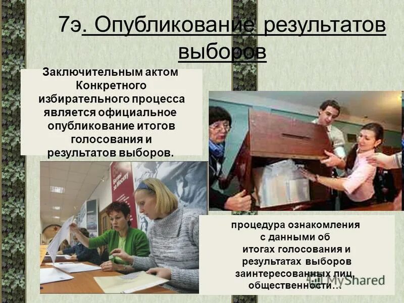 установление и опубликование итогов голосования и выборов. официальное опубликование результатов голосования референдума. порядок голосования установление результатов выборов. подсчет голосов и установление результатов выборов. выборы президента россии голосование.