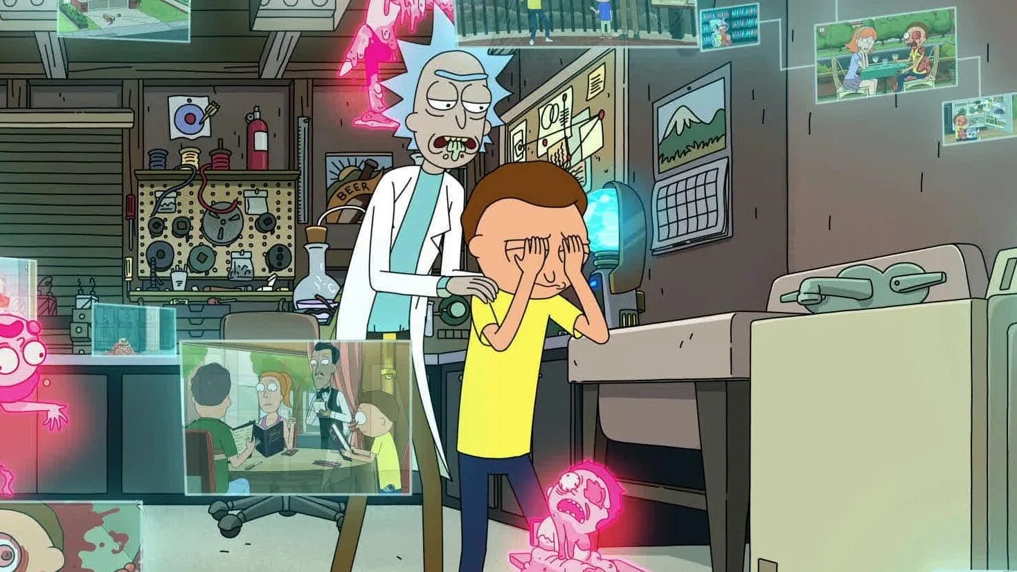 Rick and morty жидкость. Фанаты Рик и Морти.