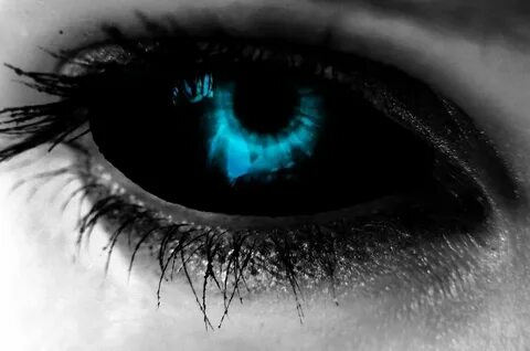Blue eyed demon