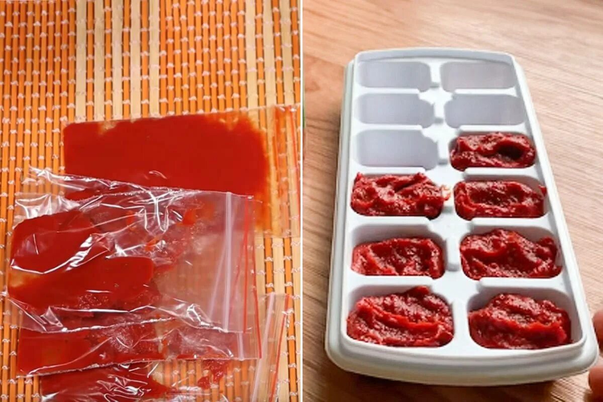 Контейнеры для заморозки томатной пасты. Силиконовые формы для заморозки томатной пасты. Томатная паста замороженная в пакетиках. Как заморозить томатную пасту. Можно замораживать томатную пасту