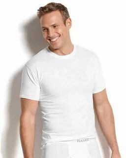 Hanes 2535h3 Comfortblend Mens Perfect T White Crewneck Undershirt 3-Pack,H...