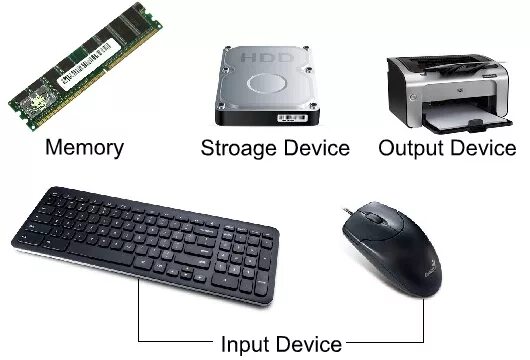 Memory storage devices. Input Hardware collects of.....