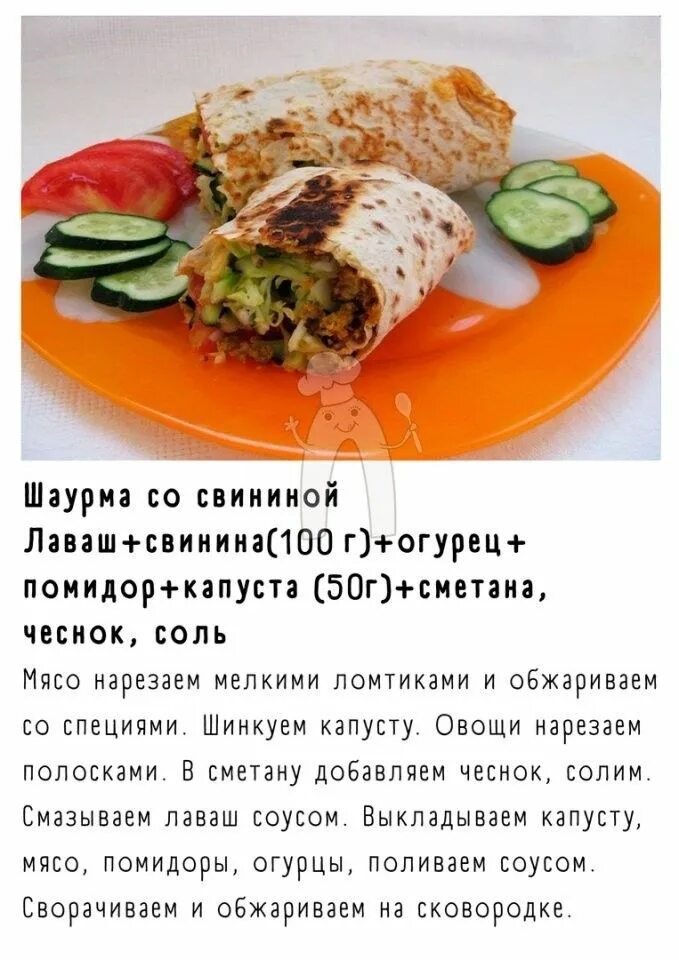 Из чего состоит шаурма
