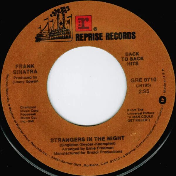 Машин рекордс винил. Reprise records винил Синатра. Frank Sinatra - Summer Wind год. Обложка пластинки strangers in the Night. Reprise records logo.