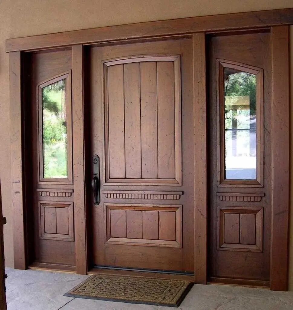 Дверной блок ДФГ Ш 21-9 глухой массив без покрытия 800x2000 мм. Деревянная дверь (Wood Door) Легаси. Дверь входная деревянная. Двери наружные деревянные. Двойные двери в дом