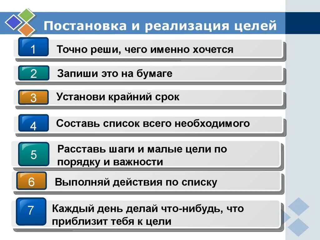 Достигать рекомендации