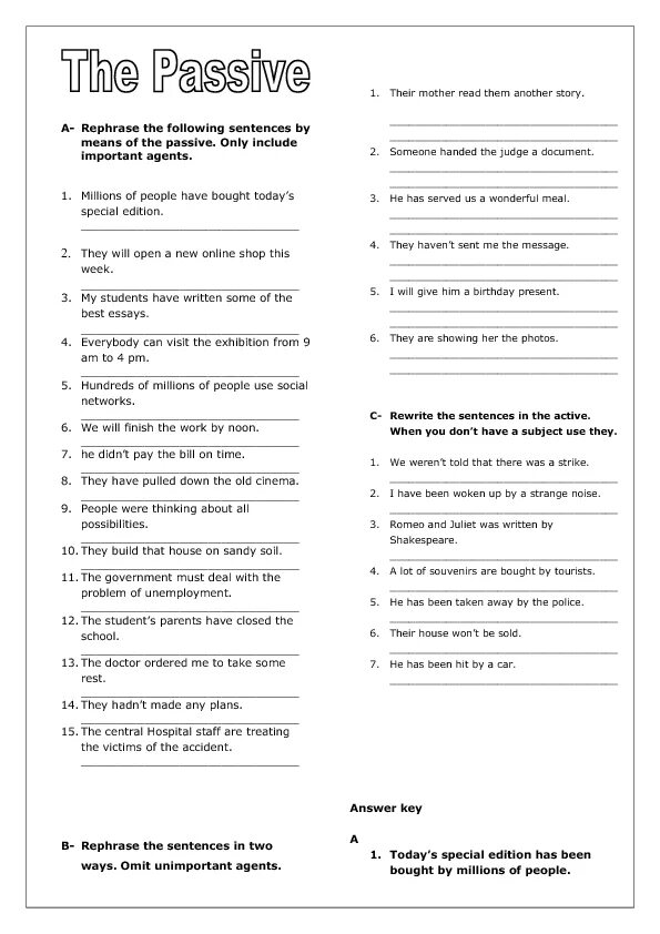 Active vs Passive Voice Worksheet. Worksheets for Passive Voice. Пассивный залог Upper-Intermediate. Passive Voice Sheets.