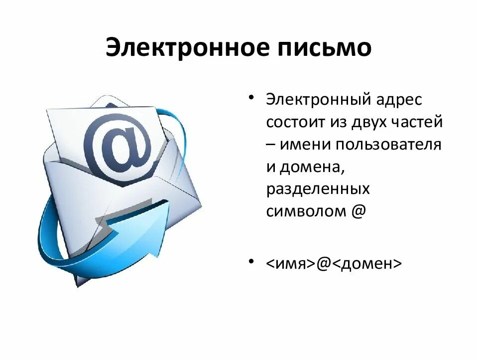 Электронная почта для организации. Электронное письмо. Электронная почта. Электронное письмо состоит из. Адрес электронной почты.
