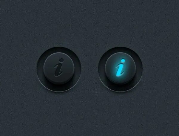 Dark buttons