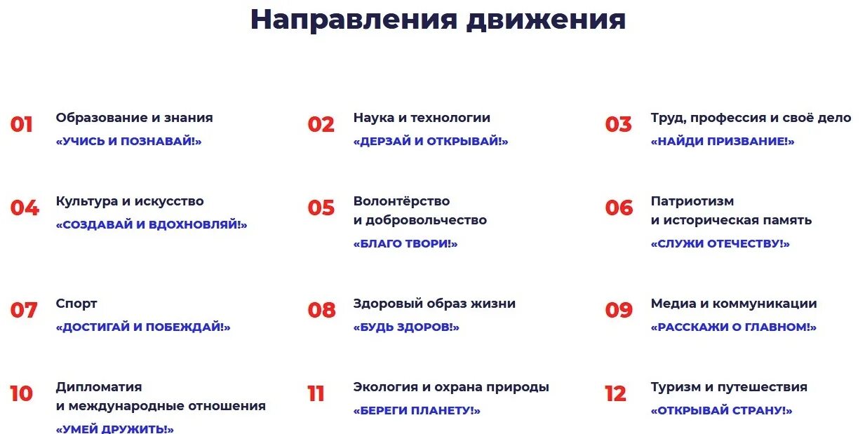 Движение первых с чего начать. Российское движение детей и молодежи движение первых. Основные направления работы движения первых. Направления рддм движение первых. 12 Направлений рддм.