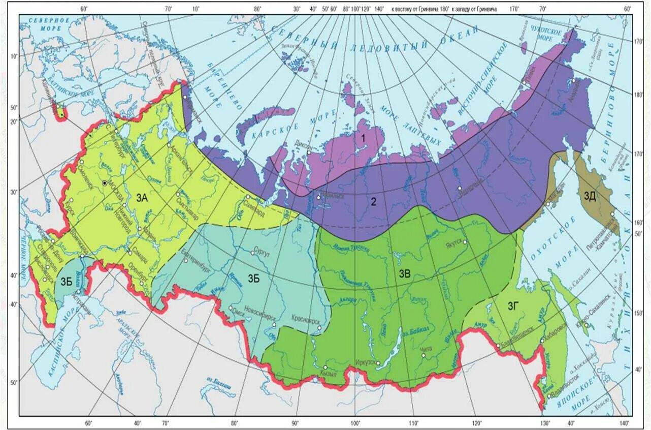 Где находится город климатическая. Карта континентального климата России. Карта климатических поясов России 8 умеренно континентальный. Умеренно континентальный пояс карта России. Климатические пояса и типы климата РФ на карте.