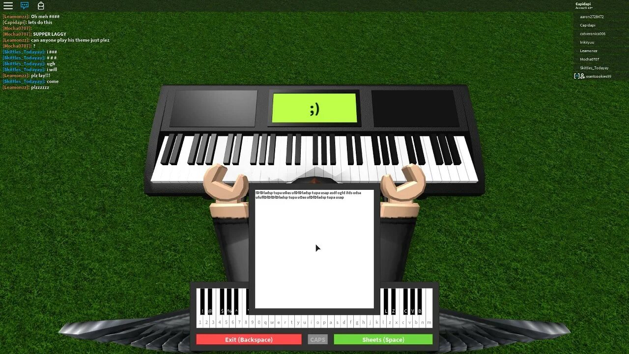 Roblox talent. Roblox Talent show Ноты на пианино. Roblox Talent show Piano. Ноут для РОБЛОКСА. Note Roblox.