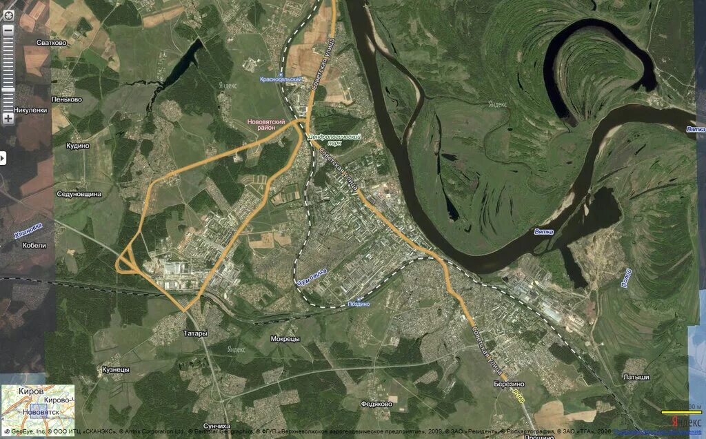 карта нововятска киров