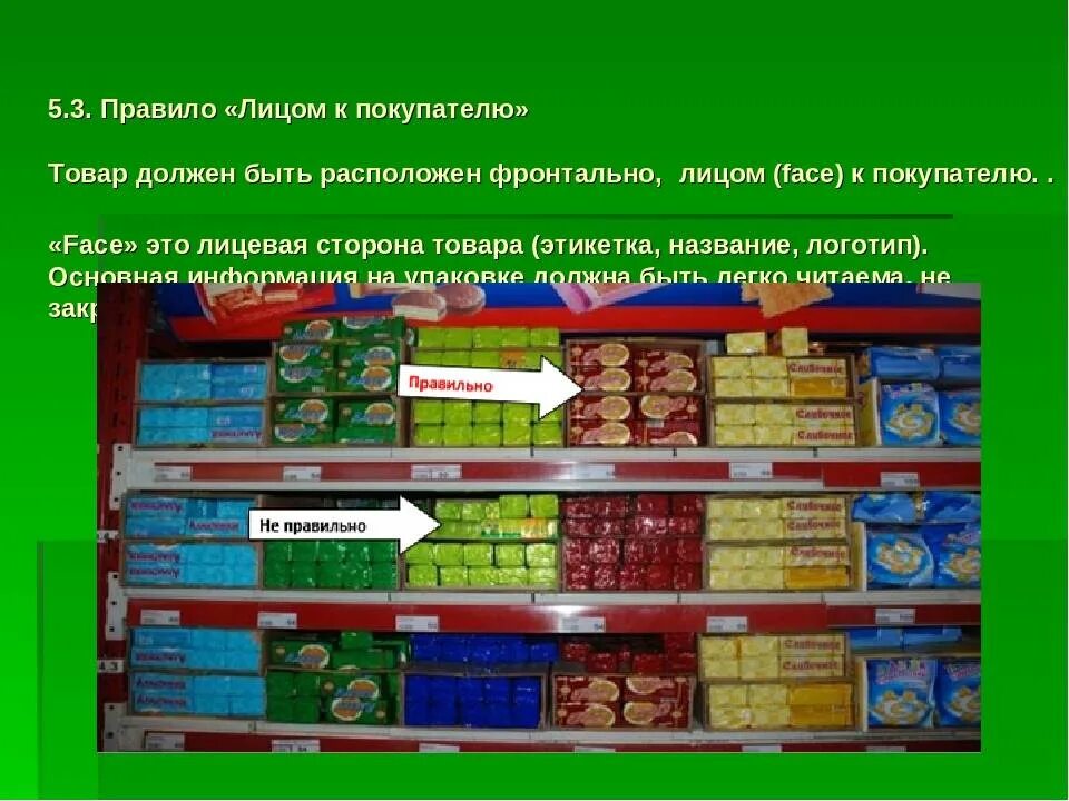 Порядок в торговом зале. Размещение продуктов в магазине. выкладка товаров в торговом зале. правильная выкладка товара. размещение товара на полках.
