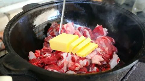 Казан мясо видео