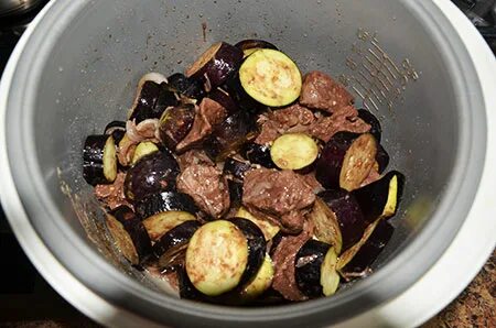 Баклажаны в казане рецепт с мясом